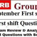 Railway Group D First shift Questions Analysis 18 September