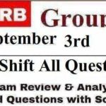 Railway Group D 3rd shift Question Analysis 19 September