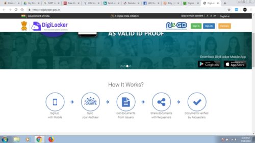 Digital Locker Scheme 2019 | Create Account Full Process