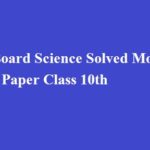 Mp Board Science Solved Model Paper Class 10th