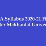 PGDCA Syllabus 2020-21 First Semester Makhanlal University