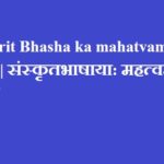 Sanskrit Bhasha ka mahatvam