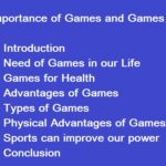 Importance of Games and Sports Essay for Class 10 Class 12