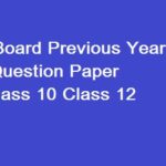 MP Board Previous Year Question Paper Class 10 Class 12