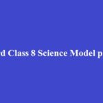 MP Board Class 8 Science Model paper