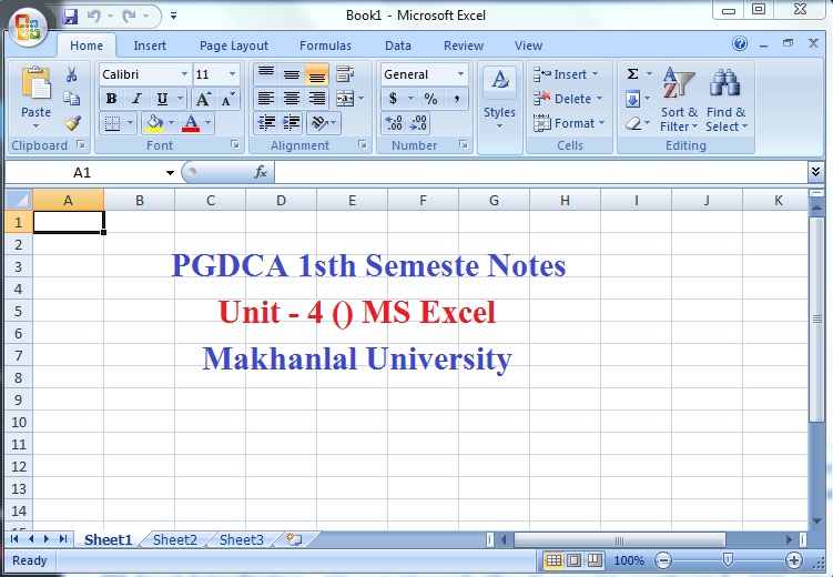 ms excel notes pdf free download 2021