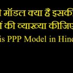 पीपीपी मॉडल क्या है इसकी सेवाओं की व्याख्या कीजिए ? | What is PPP Model in Hindi